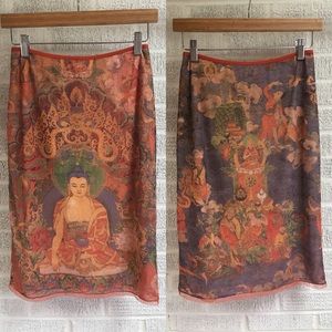RARE Iconic Vivienne Tam Buddha Skirt